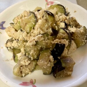 子供も食べられる！豆腐と茄子の麻婆炒め